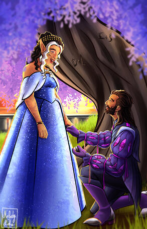 Lucanis proposing to Dolores